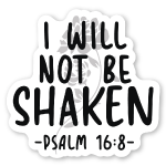 Not Shaken Sticker