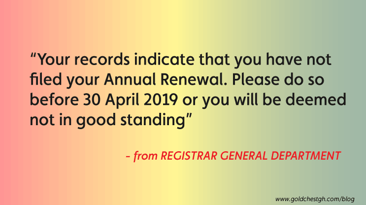 Annual Renewal Of Business Of Sole Proprietorship Company